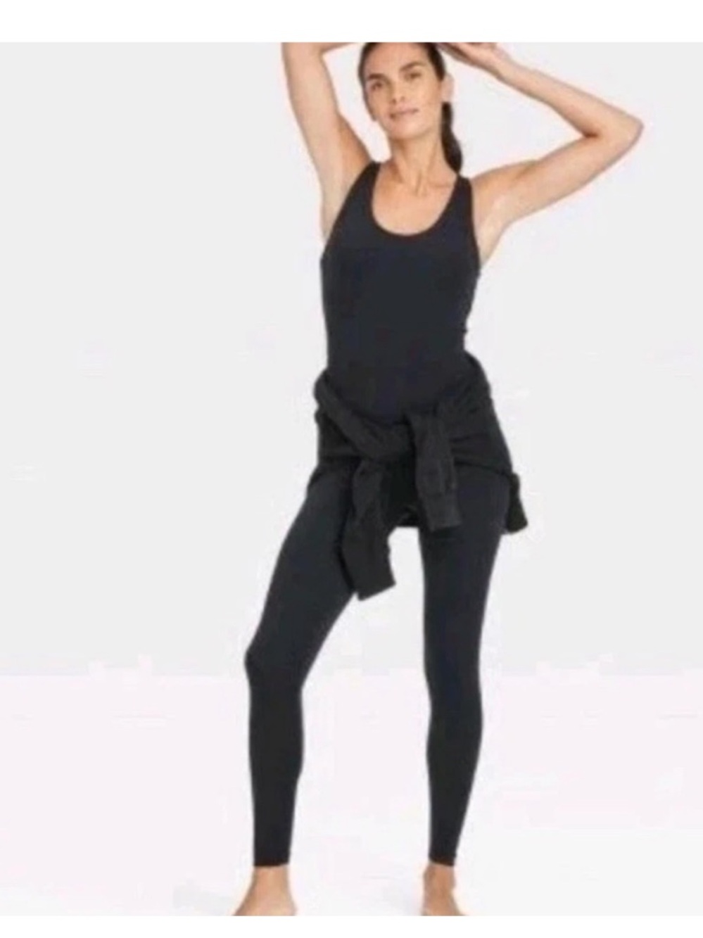 Women’s Black Joylab Athletic Jumpsuit Crisscross- Classic Active Fit